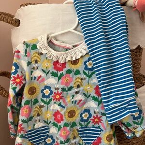 Baby Boden Floral and Striped Kids Matching Set plus shirts!
